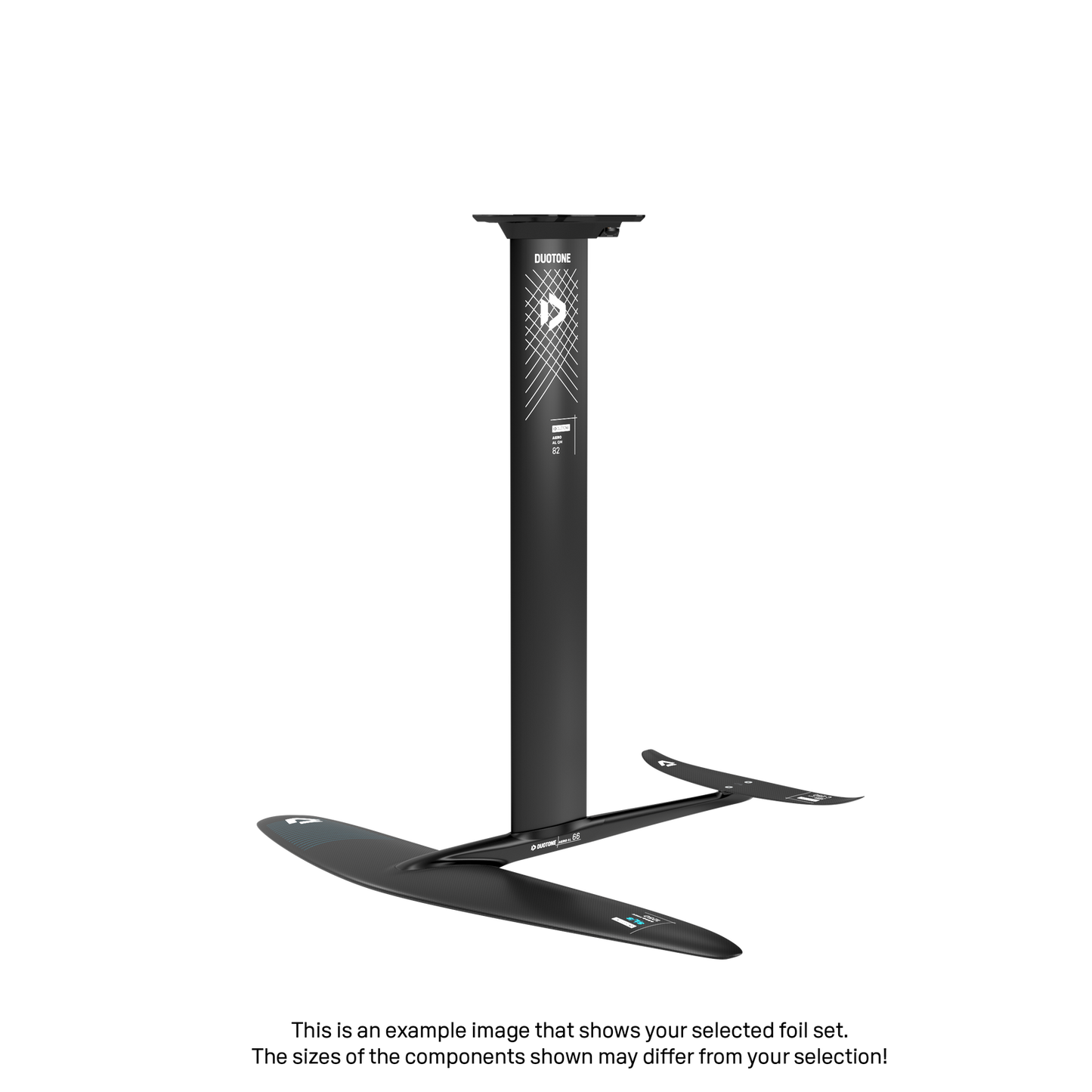 Mast-Fuselage Set Aero AL QM 60/66*Wing Set Aero Free SLS 1500/250