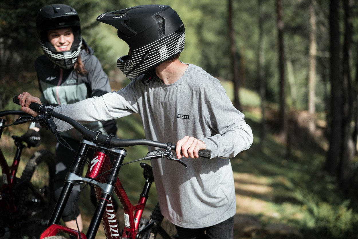 ION Men MTB Jersey S_Logo DR Longsleeve 2024