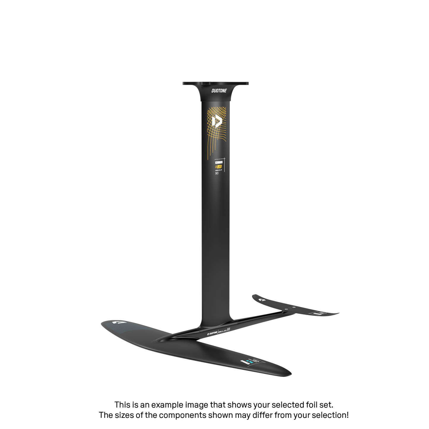 Mast-Fuselage Set Aero Slim D/LAB/AL 3BS 82/66*Wing Set Aero Free SLS 1250/250