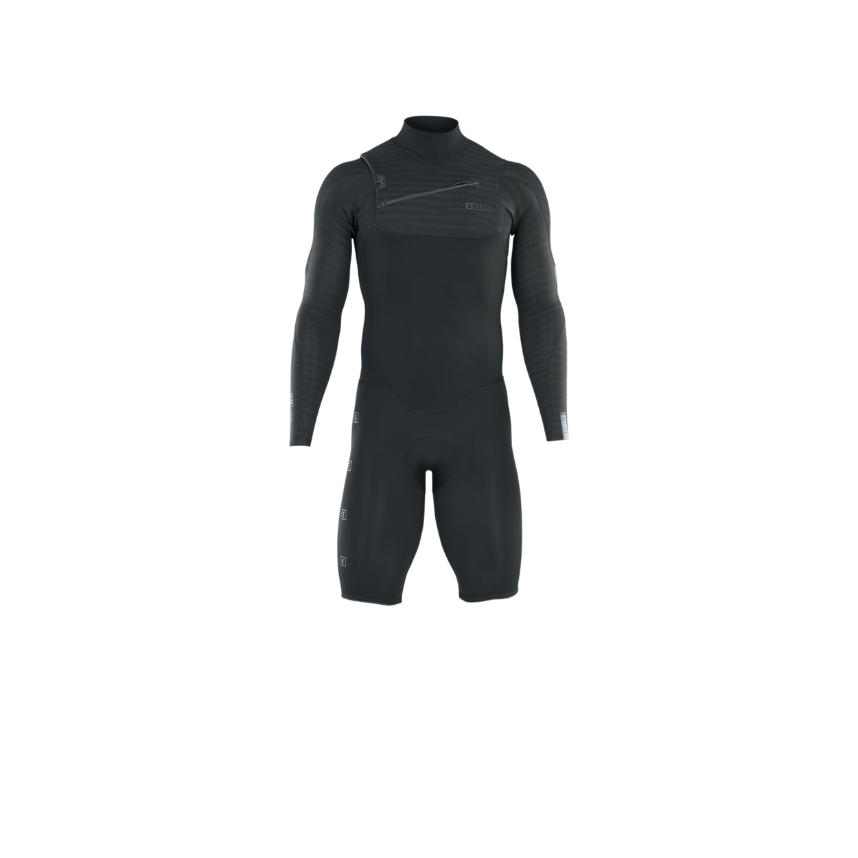 ION Men Wetsuit Seek Core 3/2 Shorty Longsleeve Front Zip 2024